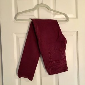 Vans | Burgundy Skinny Jeans